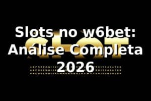 Slots no w6bet: Análise Completa 2026 🎰